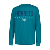 Ultra Game Youth NBA Official Supremely Soft Long Sleeve T-Shirt | Charlotte Hornets