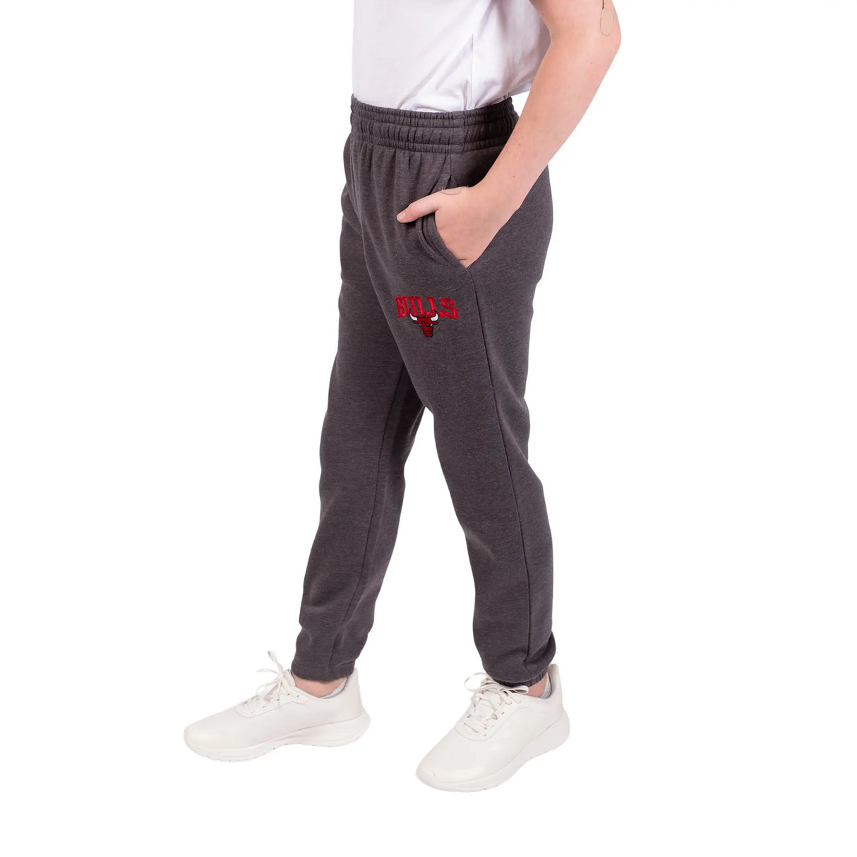 Ultra Game Youth NBA Official Soft Fleece Active Jogger Sweatpants | Chicago Bulls