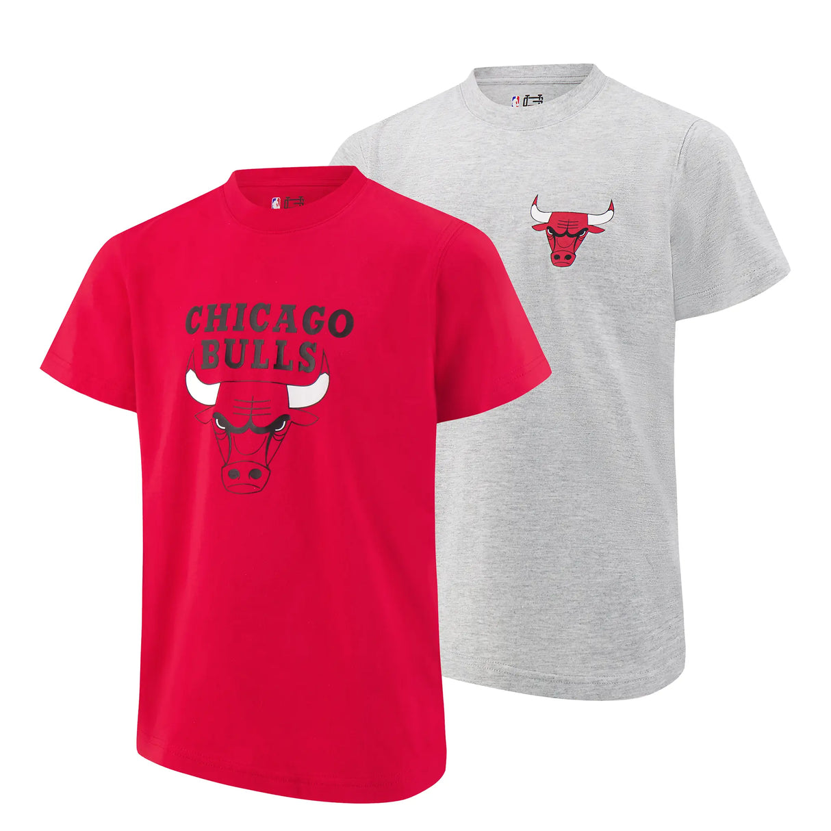 Ultra Game Youth NBA Official Standard Super Soft 2 Pack T-Shirt Set | Chicago Bulls