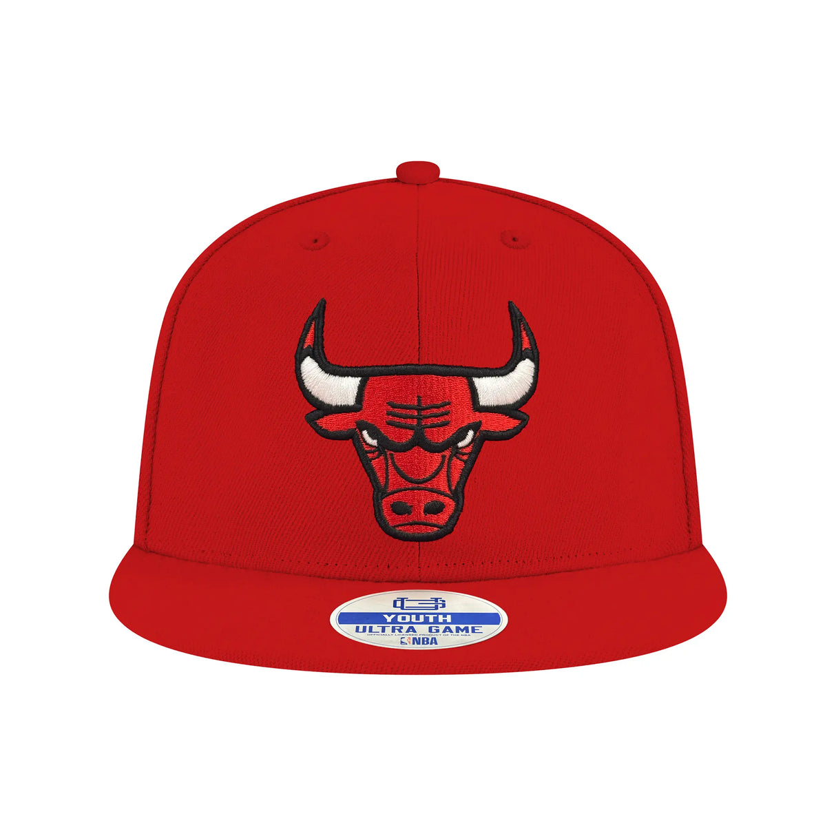 Ultra Game Youth NBA Official 8-20 Twill Snap Back Ultimate Baseball Cap Hat | Chicago Bulls