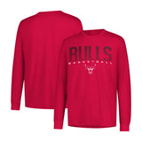 Ultra Game Youth NBA Official Supremely Soft Long Sleeve T-Shirt | Chicago Bulls
