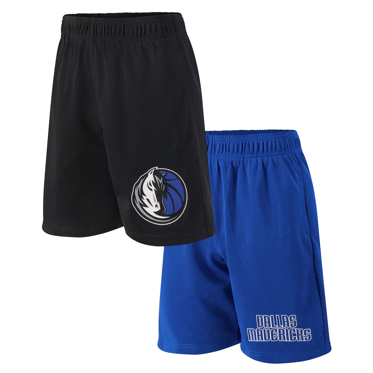 Ultra Game Youth NBA Official Super Soft 2 Pack Basketball Shorts Set | Dallas Mavericks