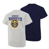 Ultra Game Youth NBA Official Standard Super Soft 2 Pack T-Shirt Set | Denver Nuggets