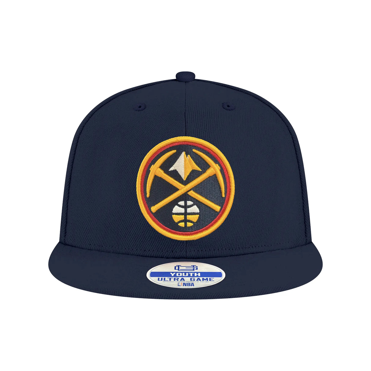 Ultra Game Youth NBA Official 8-20 Twill Snap Back Ultimate Baseball Cap Hat | Denver Nuggets