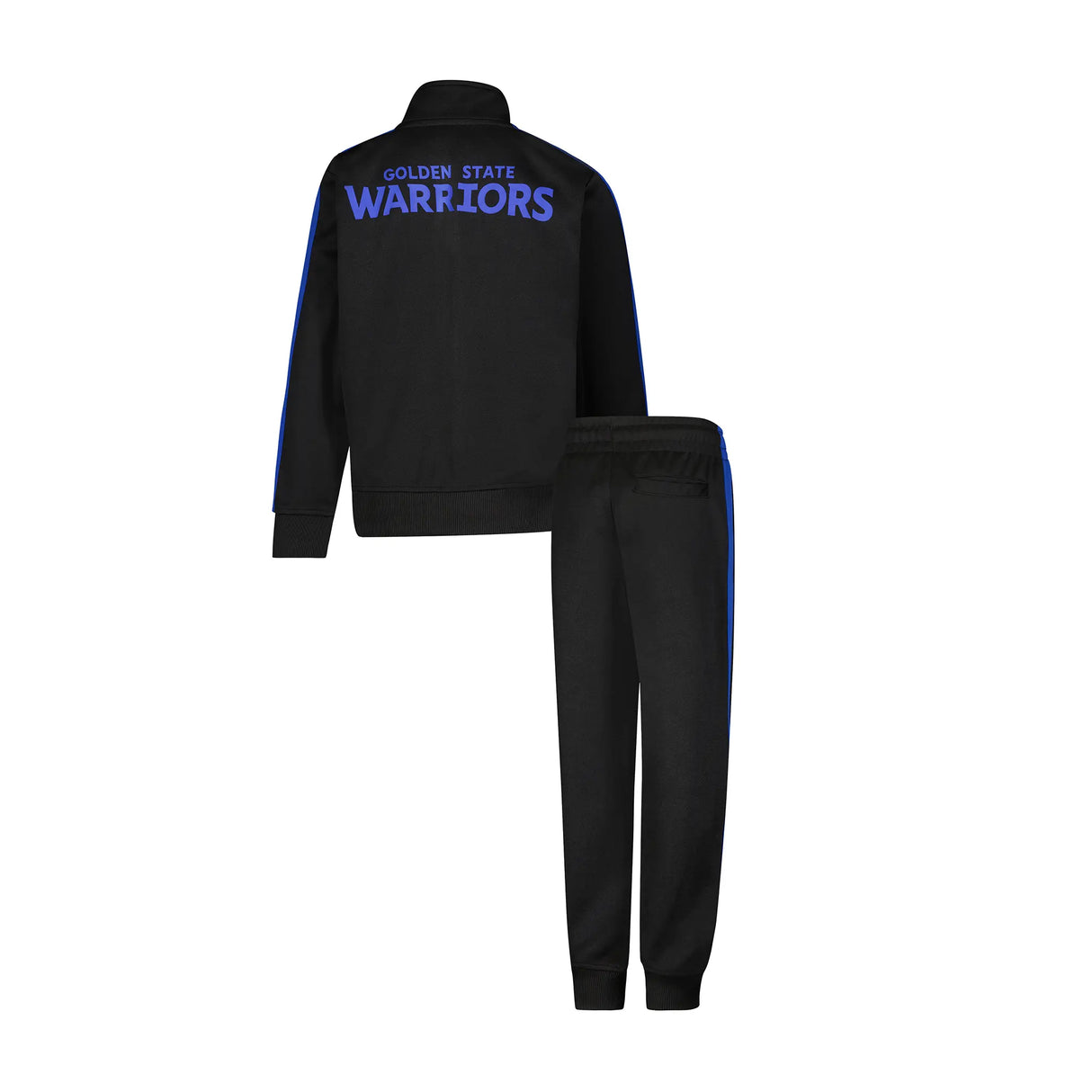 Ultra Game Youth NBA Official Super Soft Full Zip Active Track Jacket and Pants Set | Golden State Warriors