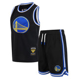 Ultra Game Boys NBA Official Super Soft Jersey Tank Top & Basketball Shorts Set | Golden State Warriors