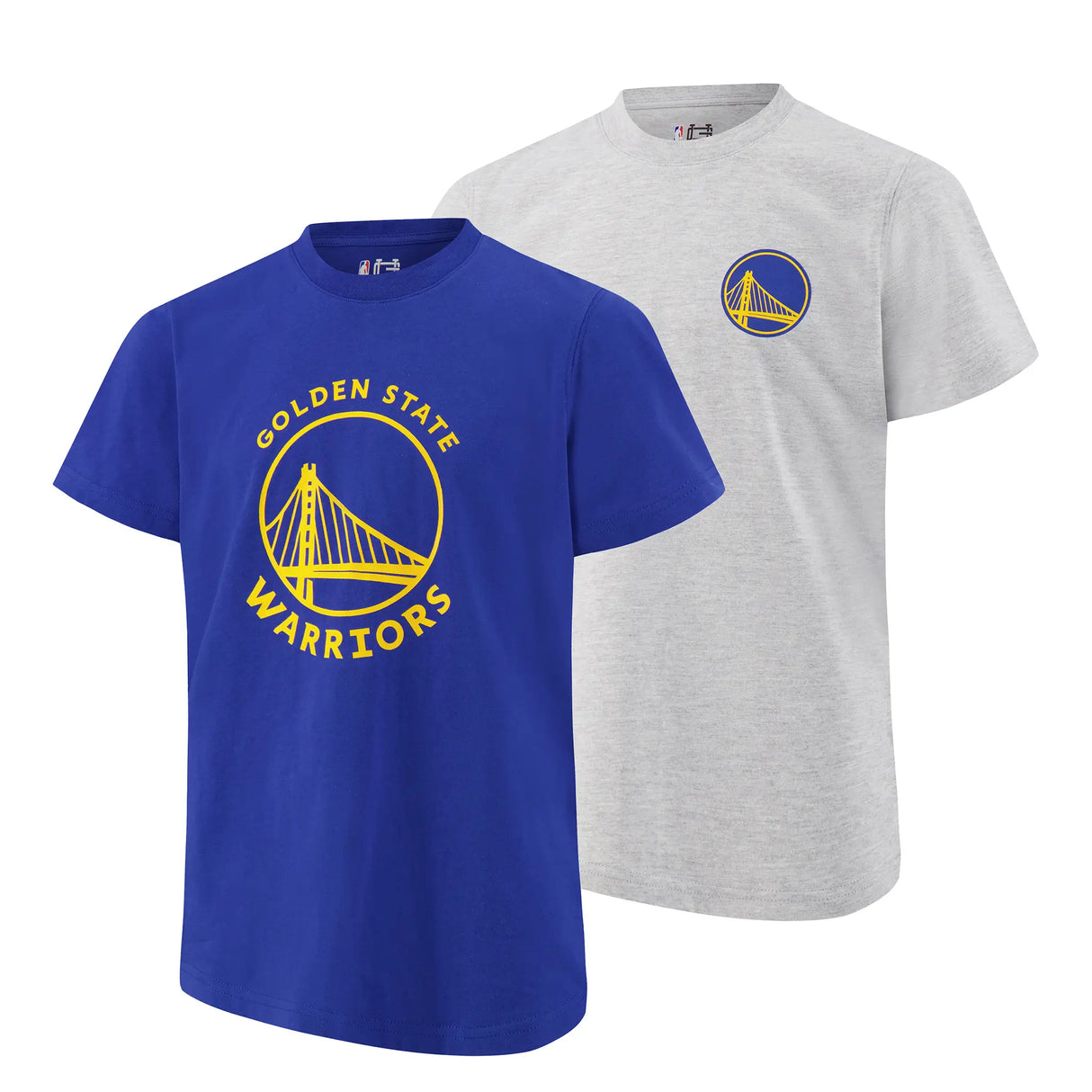 Ultra Game Youth NBA Official Standard Super Soft 2 Pack T-Shirt Set | Golden State Warriors