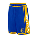 Ultra Game Boys NBA Official Soft Air Mesh Game Day Basketball Shorts - Classic Fit | Golden State Warriors