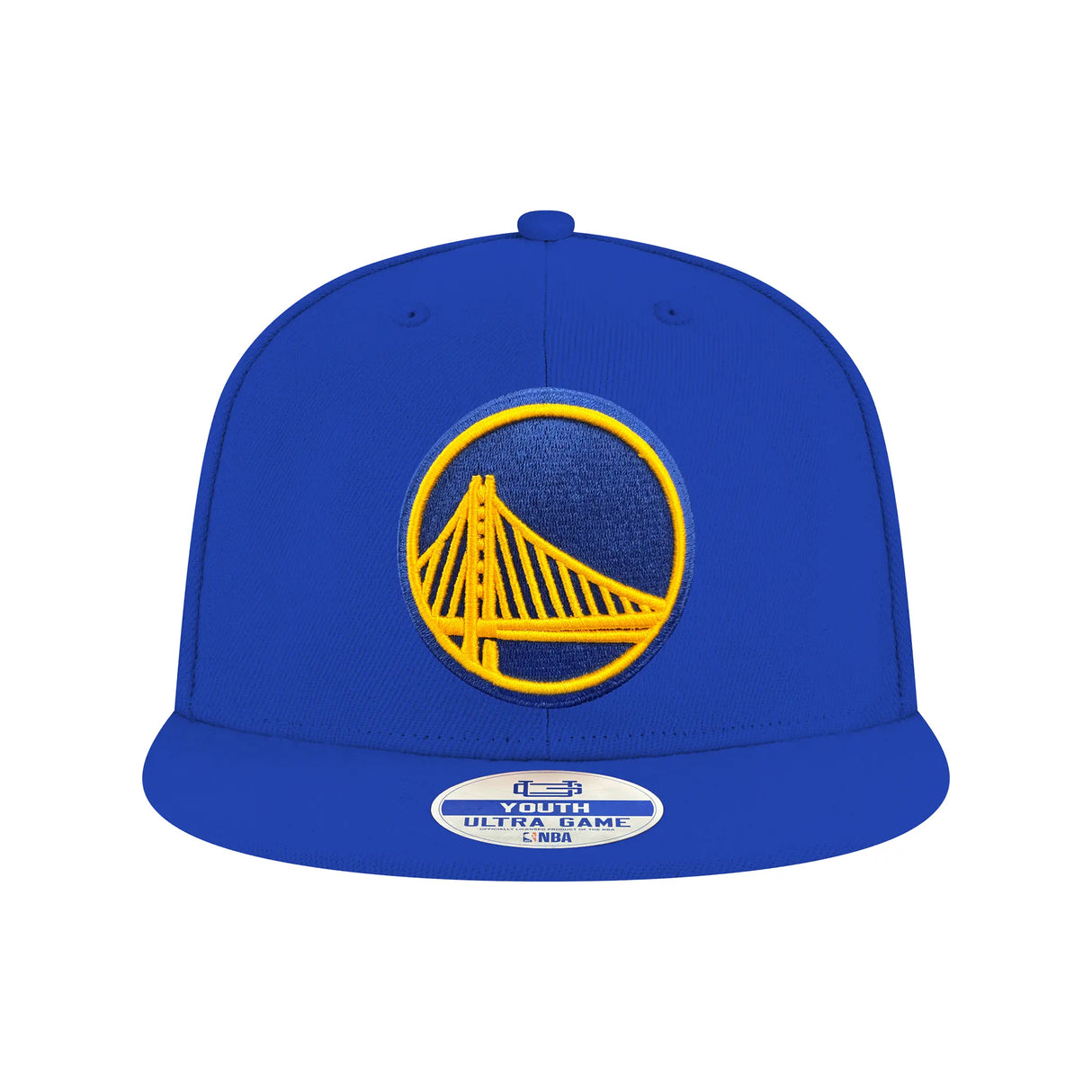 Ultra Game Youth NBA Official 8-20 Twill Snap Back Ultimate Baseball Cap Hat | Golden State Warriors