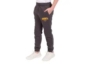 ultra game youth boys nba official heather charcoal soft fleece active jogger sweatpants youth pants feature 2