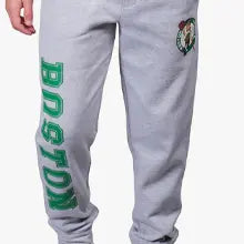 ultra game youth boys nba official heather grey super soft game day jogger sweatpants youth pants feature 1