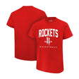 Ultra Game Youth NBA Official Arched Plexi Short Sleeve T-Shirt | Houston Rockets