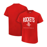 Ultra Game Youth NBA Official Arched Plexi Short Sleeve T-Shirt | Houston Rockets