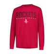 Ultra Game Youth NBA Official Supremely Soft Long Sleeve T-Shirt | Houston Rockets