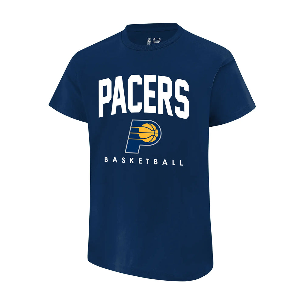 Ultra Game Youth NBA Official Arched Plexi Short Sleeve T-Shirt | Indiana Pacers
