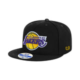 Ultra Game Youth NBA Official 8-20 Twill Snap Back Ultimate Baseball Cap Hat | Los Angeles Lakers