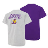 Ultra Game Youth NBA Official Standard Super Soft 2 Pack T-Shirt Set | Los Angeles Lakers