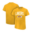 Ultra Game Youth NBA Official Arched Plexi Short Sleeve T-Shirt | Los Angeles Lakers