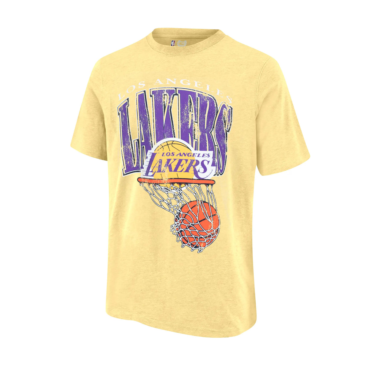 Ultra Game Youth NBA Official Super Soft Distressed T-Shirt | Los Angeles Lakers
