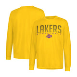 Ultra Game Youth NBA Official Supremely Soft Long Sleeve T-Shirt | Los Angeles Lakers