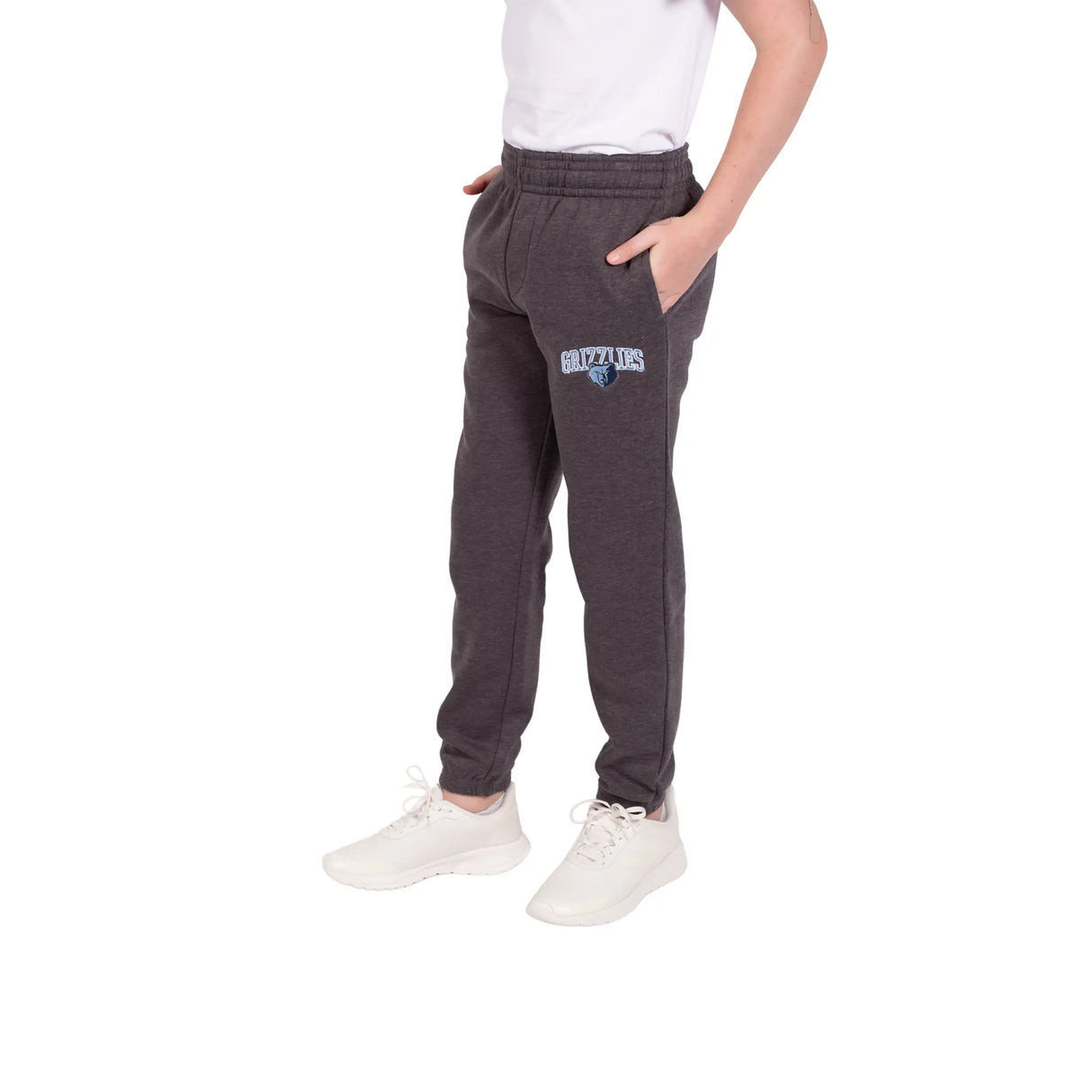 Ultra Game Youth NBA Official Soft Fleece Active Jogger Sweatpants | Memphis Grizzlies