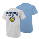 Ultra Game Youth NBA Official Standard Super Soft 2 Pack T-Shirt Set | Memphis Grizzlies