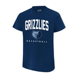Ultra Game Youth NBA Official Arched Plexi Short Sleeve T-Shirt | Memphis Grizzlies