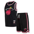 Ultra Game Boys NBA Official Super Soft Jersey Tank Top & Basketball Shorts Set | Miami Heat