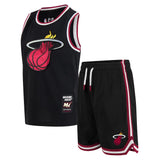 Ultra Game Boys NBA Official Super Soft Jersey Tank Top & Basketball Shorts Set | Miami Heat