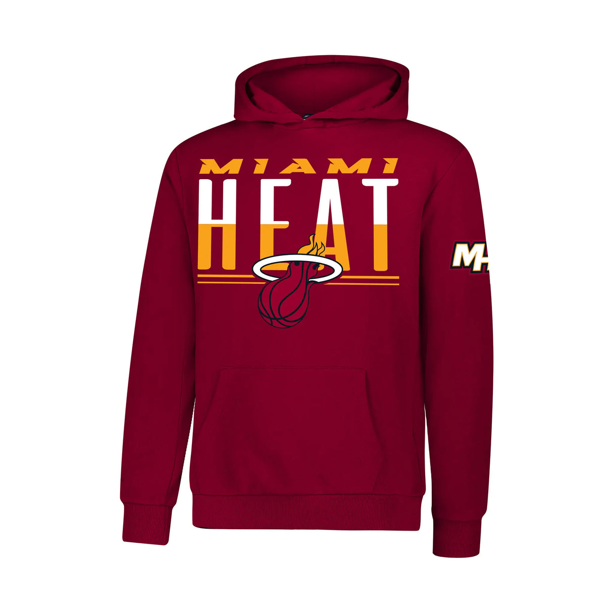 Ultra Game Youth NBA Official Standard Super Soft MVP Pullover Hoodie Sweatshirt | Miami Heat