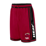 Ultra Game Boys NBA Official Soft Air Mesh Game Day Basketball Shorts - Classic Fit | Miami Heat