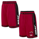Ultra Game Boys NBA Official Soft Air Mesh Game Day Basketball Shorts - Classic Fit | Miami Heat