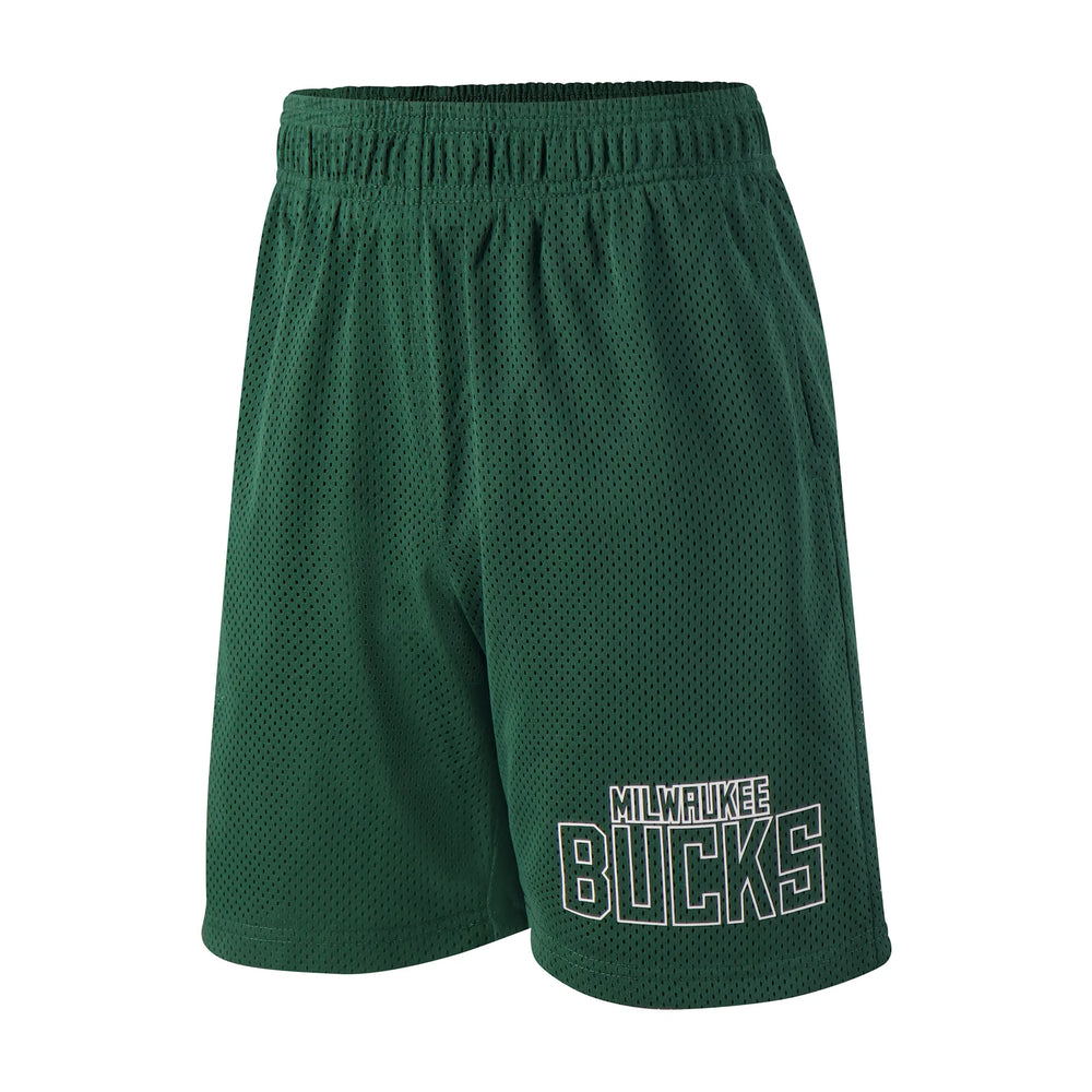 Ultra Game Youth NBA Official Super Soft 2 Pack Basketball Shorts Set | Milwaukee Bucks
