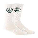 Ultra Game Boys NBA Official Athletic Cushioned Core Logo Team Crew Socks | Milwaukee Bucks