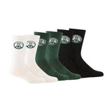 Ultra Game Boys NBA Official Athletic Cushioned Core Logo Team Crew Socks | Milwaukee Bucks