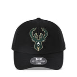 Ultra Game Youth NBA Official Snap Back All Around The World Trucker Baseball Cap Hat | Milwaukee Bucks