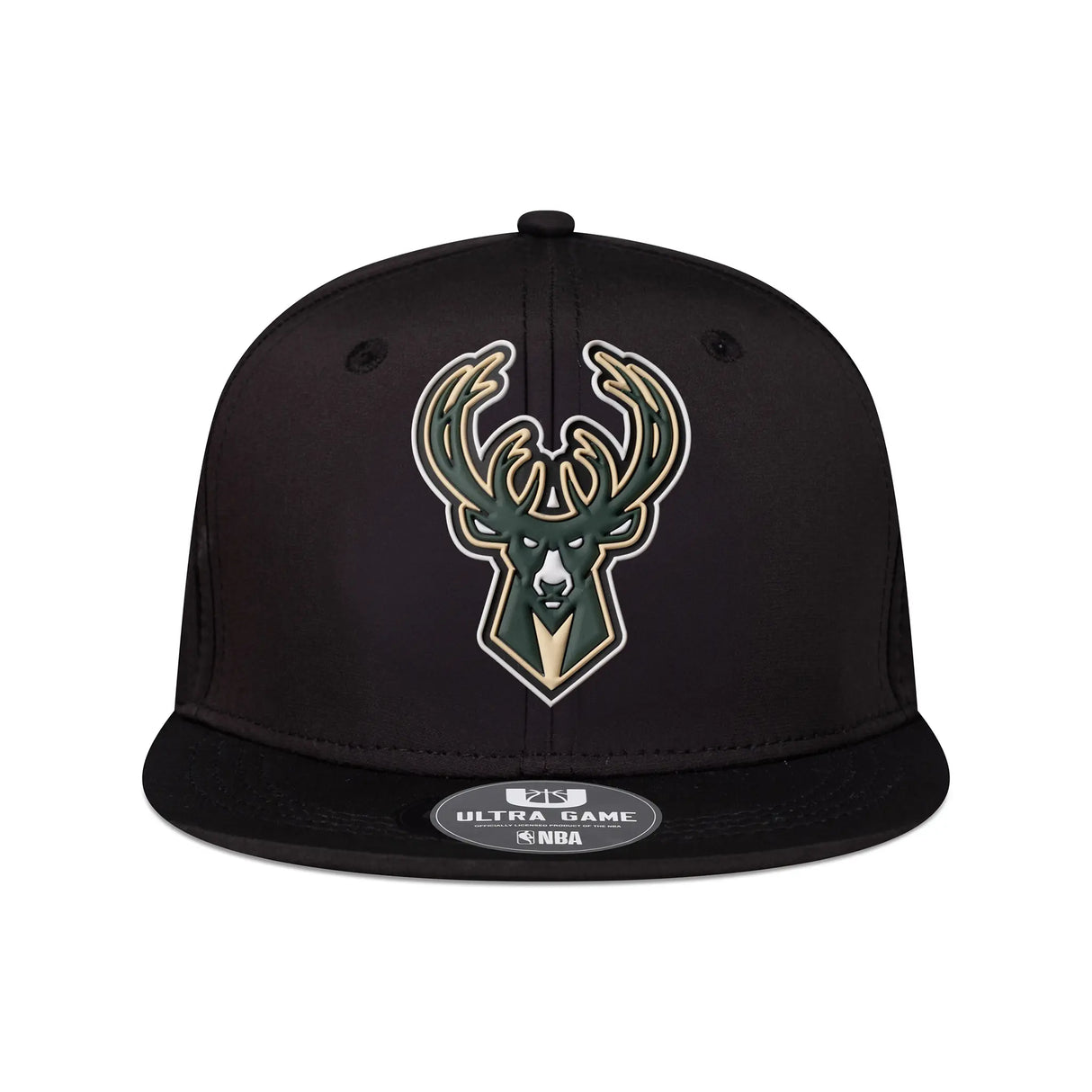 Ultra Game Youth NBA Official Ultimate Snap Back Baseball Cap Hat | Milwaukee Bucks