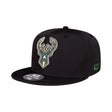 Ultra Game Youth NBA Official Ultimate Snap Back Baseball Cap Hat | Milwaukee Bucks