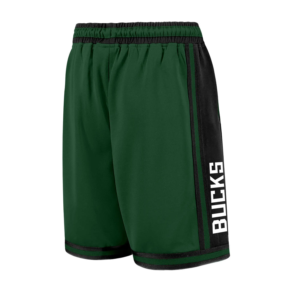 Ultra Game Boys NBA Official Soft Air Mesh Game Day Basketball Shorts - Classic Fit | Milwaukee Bucks