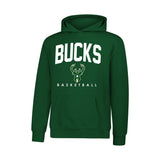 Ultra Game Boy’s NBA Official Super Soft Teamster Hoodie Sweatshirt | Milwaukee Bucks