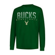 Ultra Game Youth NBA Official Supremely Soft Long Sleeve T-Shirt | Milwaukee Bucks
