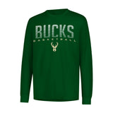 Ultra Game Youth NBA Official Supremely Soft Long Sleeve T-Shirt | Milwaukee Bucks