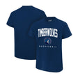 Ultra Game Youth NBA Official Arched Plexi Short Sleeve T-Shirt | Minnesota Timberwolves