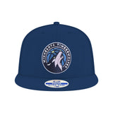 Ultra Game Youth NBA Official 8-20 Twill Snap Back Ultimate Baseball Cap Hat | Minnesota Timberwolves