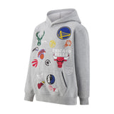 Ultra Game Youth NBA Official Multi-Team Super Soft Hoodie Sweatshirt & Joggers Sweatpants Set | Multi-Team