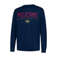 Ultra Game Youth NBA Official Supremely Soft Long Sleeve T-Shirt | New Orleans Pelicans