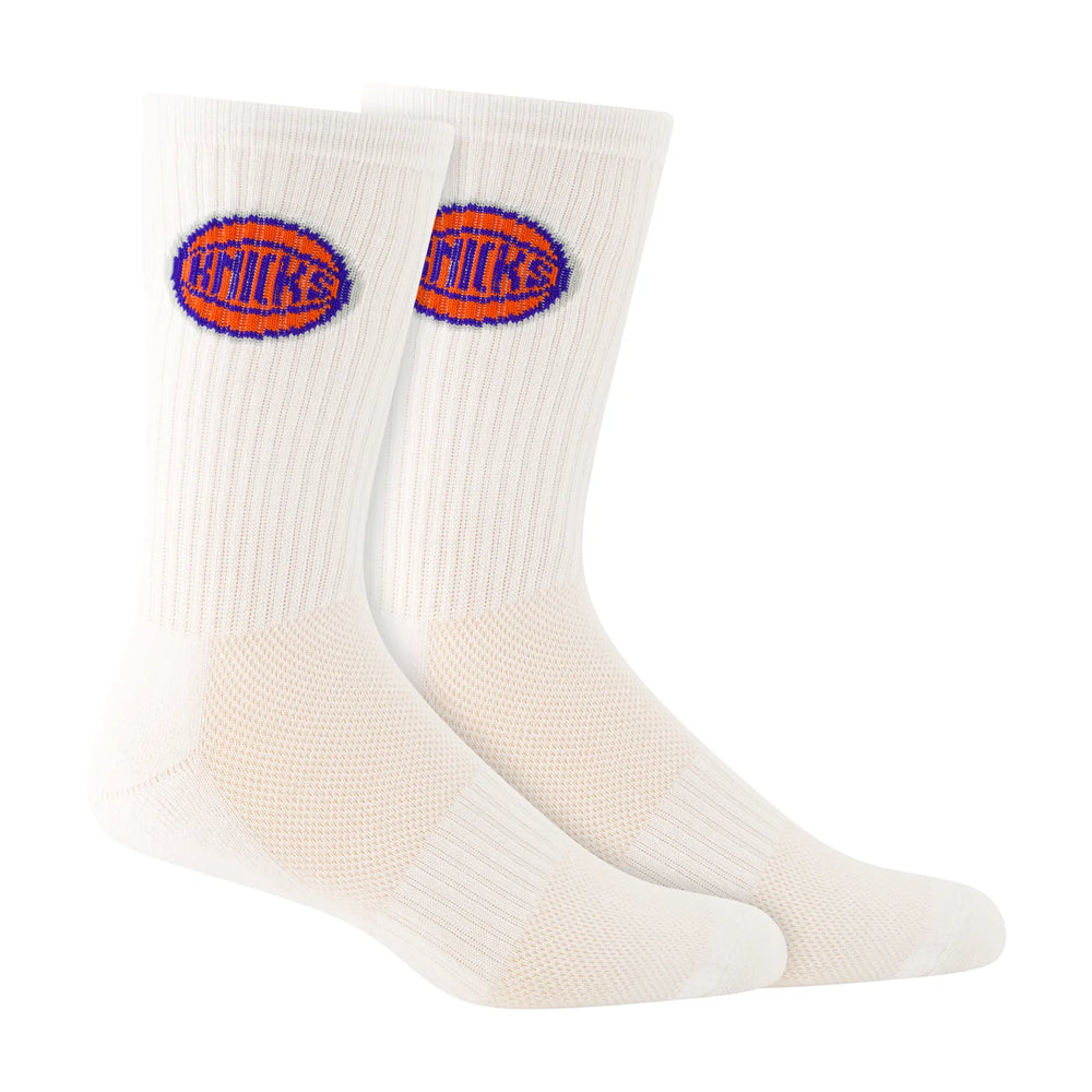 Ultra Game Boys NBA Official Athletic Cushioned Core Logo Team Crew Socks | New York Knicks
