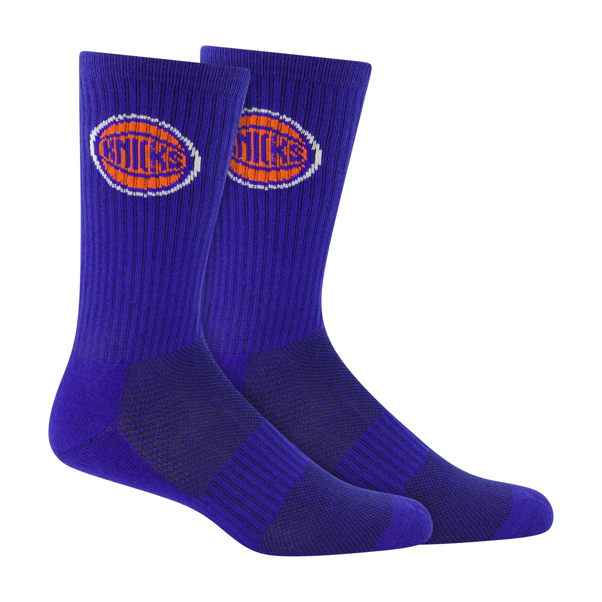 Ultra Game Boys NBA Official Athletic Cushioned Core Logo Team Crew Socks | New York Knicks