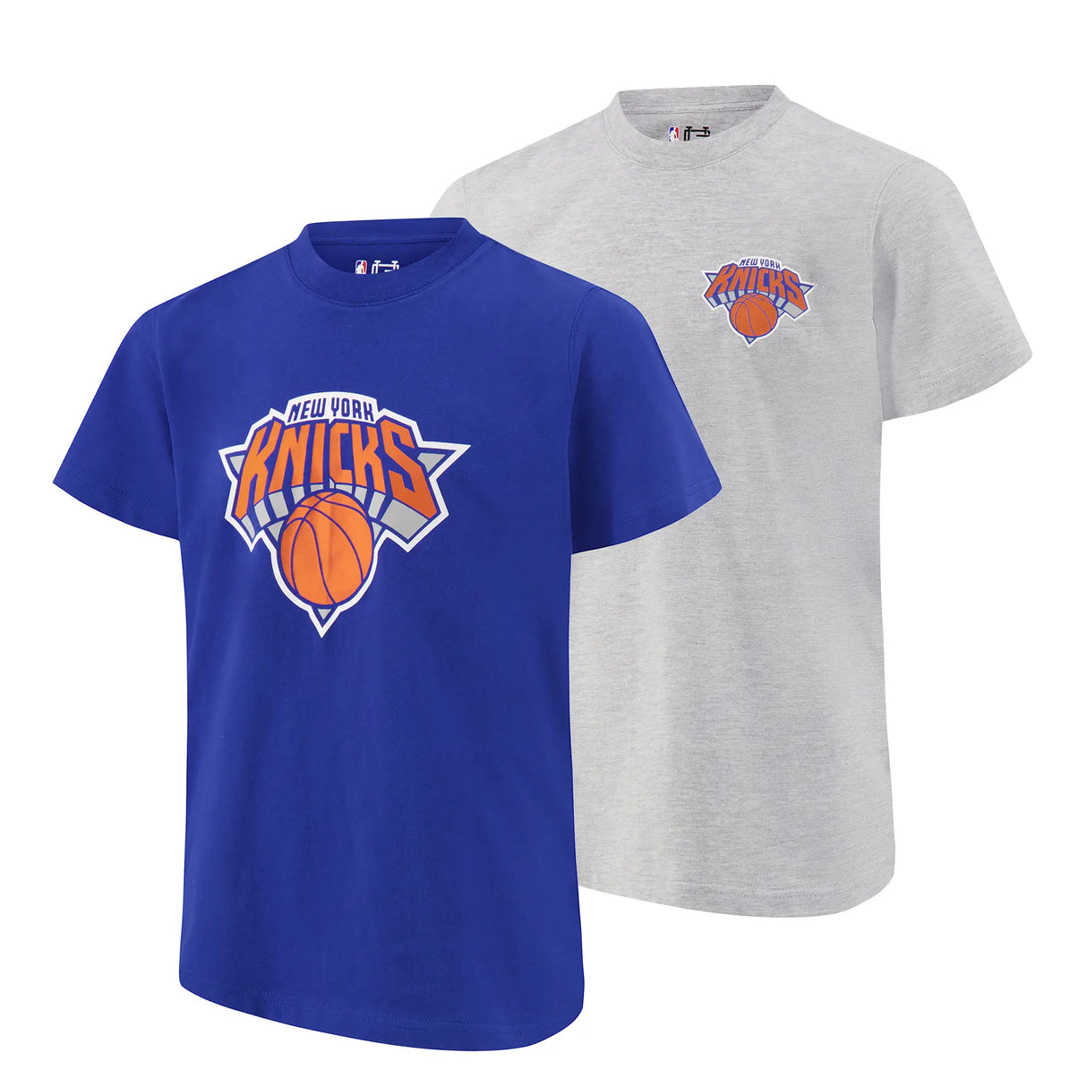 Ultra Game Youth NBA Official Standard Super Soft 2 Pack T-Shirt Set | New York Knicks