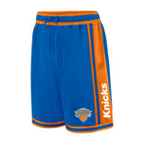 Ultra Game Boys NBA Official Soft Air Mesh Game Day Basketball Shorts - Classic Fit | New York Knicks